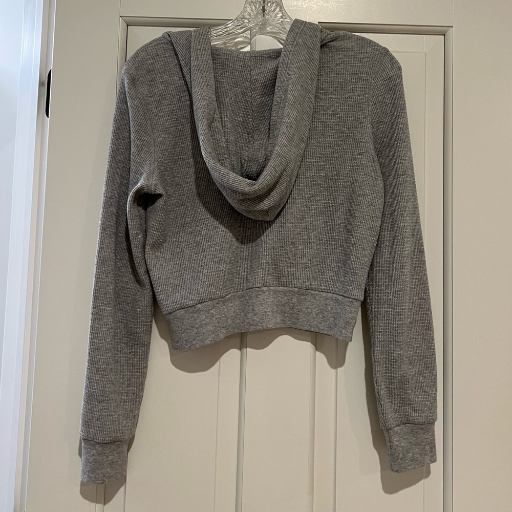 TNA Gray Zip-Up Hoodie - Picture 3 of 4